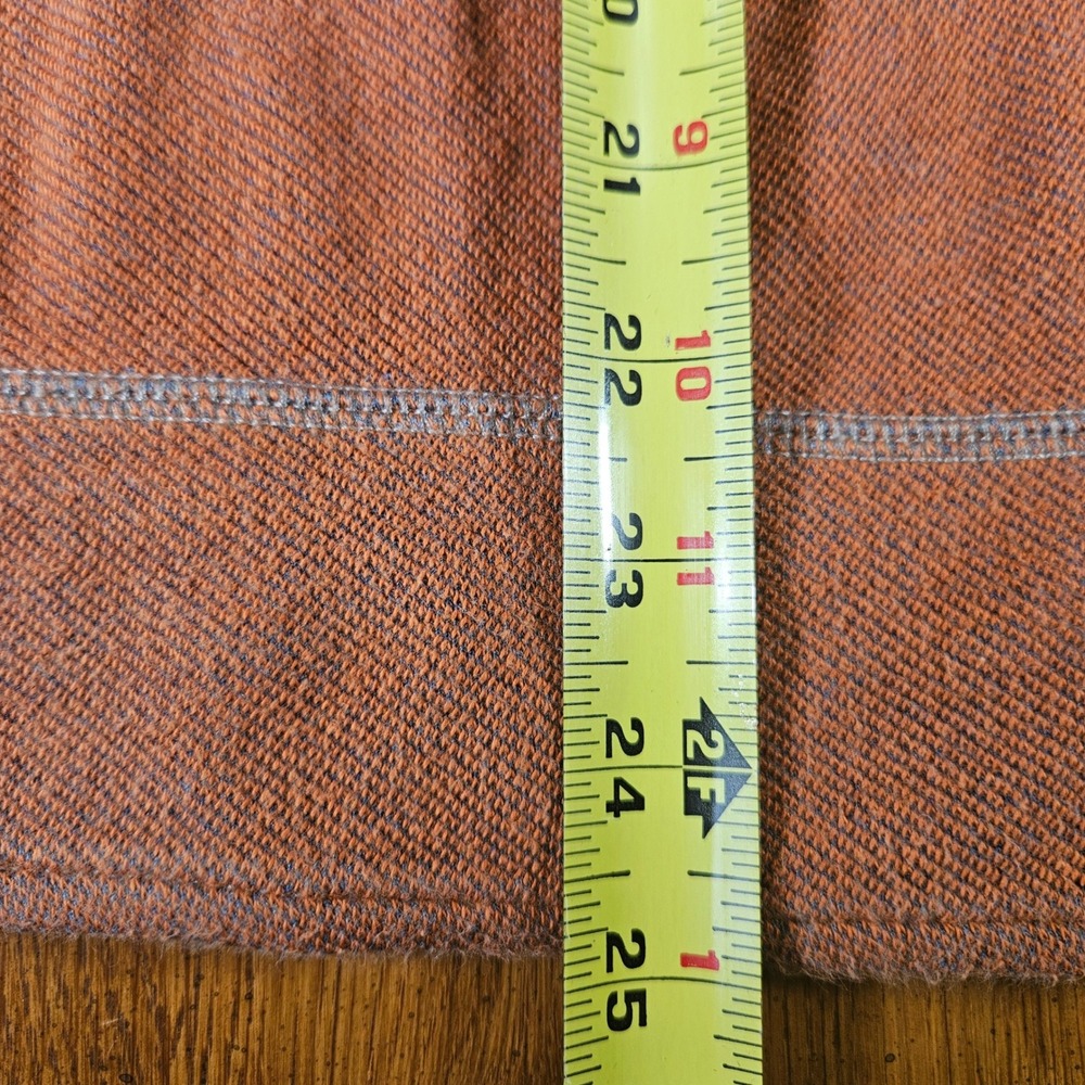 Tommy Bahama Jeans Reversible Pullover Quarter Zip‎ Sweatshirt Blue Copper - Picture 8 of 9